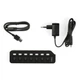 Концентратор Vinga USB3.0 to 7*USB3.0 HUB with switch and power adapter (VHA3A7SP) (VHA3A7SP) - зображення 5