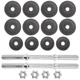 Набор гантелей LiveUp Chrome Dumbbell Set 2х7,5 кг (LS2322B) в кейсе - изображение 2