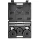 Набор гантелей LiveUp Chrome Dumbbell Set 2х7,5 кг (LS2322B) в кейсе - изображение 6