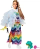 Кукла Барби Экстра 9 Модница Barbie Extra Doll #9 in Blue Ruffled Jacket with Pet Crocodile - изображение 2