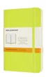 Блокнот Moleskine Classic 9 х 14 см в лінію лимонний зелений м'який - изображение 1