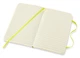 Блокнот Moleskine Classic 9 х 14 см в лінію лимонний зелений м'який - изображение 4
