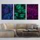 Модульная картина Холстович Multicolored leaves 90х40 см. Для гостиной, спальни, интерьера. - изображение 6
