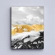 Модульна картина Холстович Golden mountains 90х40 см. Для вітальні, спальні, інтер'єру. - зображення 3