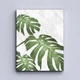 Модульная картина Холстович Marble tropical leaf 90х40 см. Для гостиной, спальни, интерьера. - изображение 5