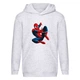 Худи детская Человек Паук 007 (Spider Man) серый (SPM gry 007) 140 см - изображение 1