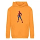 Худи детская Человек Паук 001 (Spider Man) оранжевая (SPM orn 001) 116 см - изображение 1