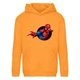 Худи детская Человек Паук 009 (Spider Man) оранжевая (SPM orn 009) 128 см - изображение 1