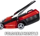 Газонокосилка Einhell GE-CM 18/30 Li, PXC, аккум., 1x18В 3Ah. 30см,25л, 8.56кг (3413155) - изображение 4