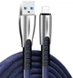 Кабель ColorWay USB - Apple Lightning (zinc alloy) 2.4А 1 м Blue (CW-CBUL010-BL) - изображение 2