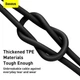 USB-кабель USB на Type-C Baseus Superior Series Fast Charging (66W, 6А, 2m). Black - зображення 8