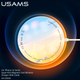 Беспроводное зарядное устройство Usams US-CD155 для Apple iPhone 12, Type-C 15W, 2A зарядка QI магнитная MagSafe White (US-CD155) - изображение 3