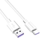 Кабель ColorWay USB - Type-C (Fast Charging) 5.0А 1 м White (CW-CBUC019-WH) - изображение 3