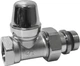 Кран радіаторний CALEFFI 1/2" прямий відсічний (432422) - зображення 1