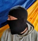 Балаклава подшлемник S&L мультифункциональная 3 в 1 весна лето трикотажная средняя черная (201-ТК) - изображение 3