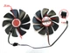 Вентилятор FirstD для видеокарты XFX RX 580 590 5600 5700 XT 95 мм FDC10U12S9-C (CF1010U12S) комплект 2 шт (№104.5) - изображение 3