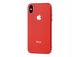 Чохол скляний Glass case для iPhone Xs max (01) Red червоний - зображення 1