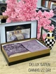 Постельное белье Tac Damas gri сатин Deluxe евро - изображение 2