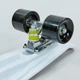 Скейт Пенни Борд Penny Board Skull 13-5 с черепом White-Black - изображение 5