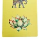 Коврик для фитнеса и йоги джутовый каучуковый Zelart My Fit 7157-6 2x-слойный 3мм Yellow - изображение 5