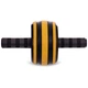 Колесо для пресса одинарное ролик для пресса Zelart 2540 Yellow-Black d-14см - изображение 2
