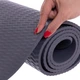Килимок для фітнесу та йоги професійний Zelart NBR 2264 6мм Dark Grey - зображення 5