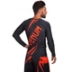 Рашгард мужской с длинным рукавом Venum Challemger 5248 размер M (46-48) Black-Red - изображение 2