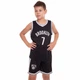 Форма баскетбольная подростковая Zelart Brooklyn 3581 XL 150-160 см Black-White - изображение 1