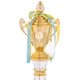 Кубок спортивный с ручками и крышкой приз спортивный SP-Sport Heroe K078A высота 31 см Gold - изображение 3