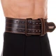 Пояс атлетический кожаный Velo Star 8185 размер XXL Dark Brown - изображение 9
