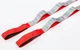 Лента для растяжки Zelart Stretch Strap 8369 10 петель красный-серый - изображение 4
