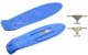 Дека, Доска для Скейта Пенни Борд Penny Fish Skateboards 01 + подвеска Голубая - изображение 1