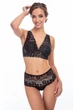 Комплект белья: бюстгальтер push-up и трусики-шортики Pierre Cardin 70B/S Чёрный (Nero) (57286) - изображение 1