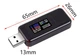 KEWEISI KWS-MX18 кольоровий USB Тестер для повербанків, блоків живлення kws (743507816) Чорний - зображення 13