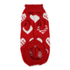 Свитер для собак Taotaopets 357704 Сердечки Red-White L - изображение 2