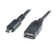 Кабель REAL-EL USB2.0 OTG 0.1m черный - изображение 3