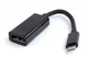 Адаптер Cablexpert (A-CM-DPF-01) USB3.1 Type C - DisplayPort, 0.15 м, черный - изображение 1