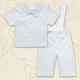 К-м BetiS "Стіляшка" к.р. кофта, штани Білий Інтерлок 27078009 Зріст 56 - изображение 2