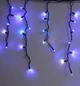 Гирлянда Бахрома (Icicle-light) 320 LED (черный кабель) СИНЯЯ (7м) - изображение 1