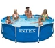 Каркасный бассейн Intex 28200 "Metal Fram" c эффектом мозаики, размер 305х76 см - изображение 1