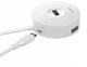 USB-хаб USB Type-C Baseus Round Box 5-in-1 0.12m (USB 2.0, USB 3.0, MicroUSB) (CAHUB-G02) White - зображення 3
