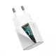 Мережевий зарядний пристрій Baseus для Iphone11/12/13/14 Pro Max 20W + Кабель USB-C to Lightining 1 м White - изображение 3