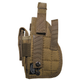 Кобура для пистолета тактическая правосторонняя MFH "Molle" койот (30709R) - изображение 2