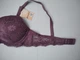 Бюстгальтер Donafen мереживний push up сливовий 75С 8228 - зображення 2