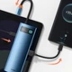 HUB адаптер Baseus Metal Gleam Series 8-in-1 3xUSB3.0 + 4KHD + RJ45 + Type-C + TF + SD переходник хаб Blue (WKWG000103) - изображение 4