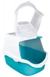 Туалет Trixie Vico Open Top Litter Tray для кішок 40см х 40см × 56см бірюзовий з білим (TX-40345) - зображення 2
