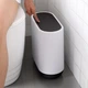 Відро для сміття MBM HOME BP-14 пластикове біло-чорне - зображення 13