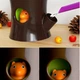 Умный вазон Qualy Log & Squirrel Tree Pot brown-green QL10075 - изображение 2