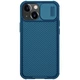 Карбоновая накладка Nillkin CamShield Pro Magnetic для iPhone 14 Blue - изображение 1