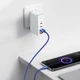 Кабель для быстрой зарядки Baseus Crystal Shine Series USB For Type-C 100W 6A 2m Blue (CAJY000503) - изображение 8